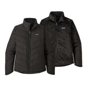 Like new Patagonia Girls' Reversible Snow Flower Jacket L 12